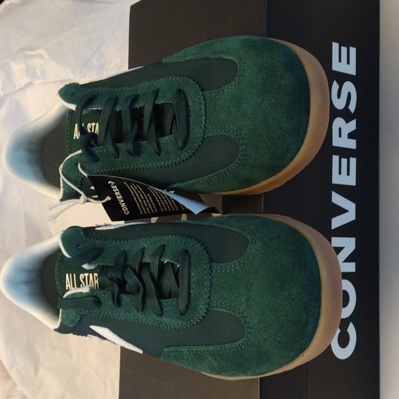 Converse Run Star Trainer. Green Envy/Egret/White. Low top Shoe. Unisex, Size 9 - Picture 12 of 16